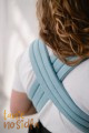 KAVKA handy PRO/ aquamarine linen - hybrydowe nosidełko regulowane