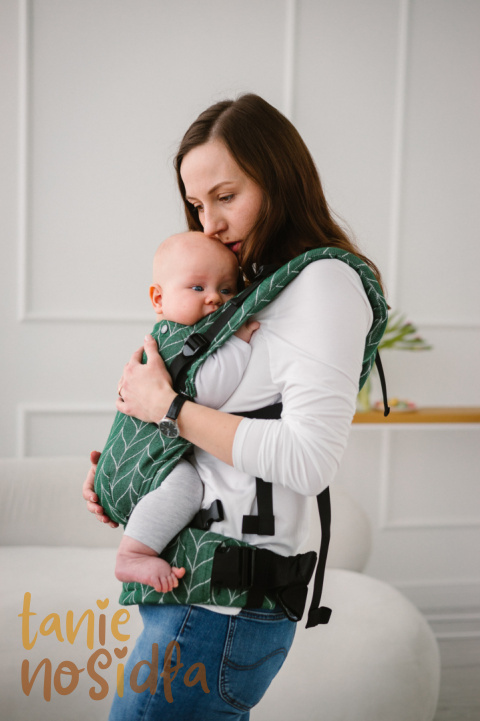 KAVKA multi-age PLUS / fern braid - nosidełko klamrowe regulowane toddler/ 100% bawełna