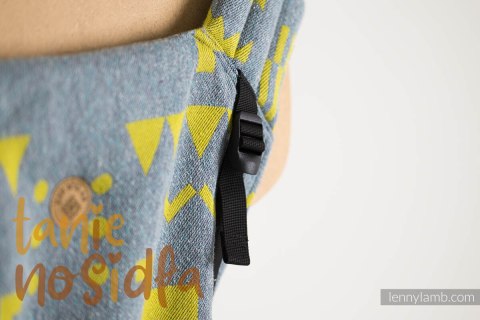Nosidełko LennyLight z tkaniny żakardowej, rozmiar standard (37% bawełna czesana, 28% wełna merino, 23% jedwab noil, 8% jedwab m