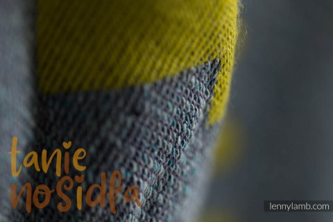 Nosidełko LennyLight z tkaniny żakardowej, rozmiar standard (37% bawełna czesana, 28% wełna merino, 23% jedwab noil, 8% jedwab m