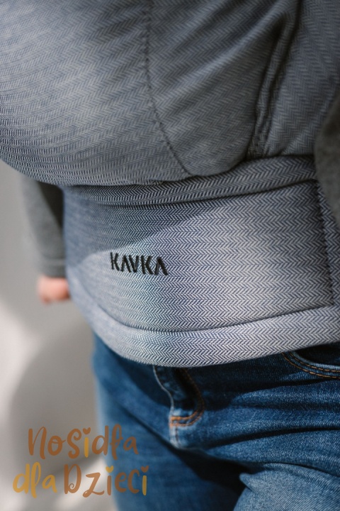 KAVKA multi-age PRO / ink twill bamboo - nosidełko regulowane klamrowe