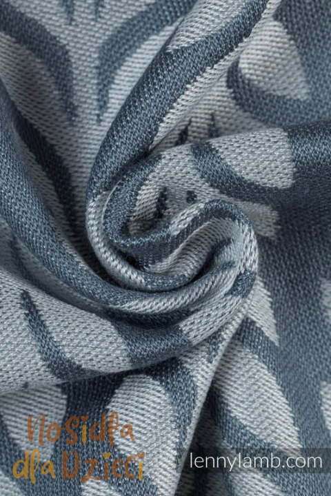 Nosidełko LennyHybrid Half Buckle, splot żakardowy, 100% wiskoza bambusowa , rozmiar standard - CATKIN - WILLOW (drugi gatunek)