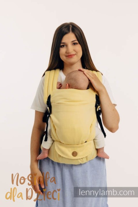 Nosidełko LennyLight z tkaniny skośno-krzyżowej (79% bawełna, 21% wiskoza bambusowa), rozmiar standard - LOLLIPOP Nosidełko LennyLight z tkaniny skośno-krzyżowej (79% bawełna, 21% wiskoza bambusowa), rozmiar standard - LOLLIPOP