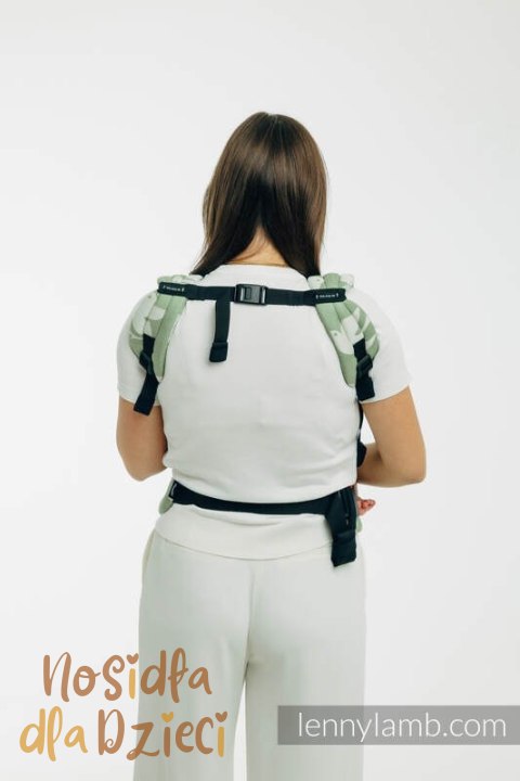 Nosidełko LennyLight z tkaniny żakardowej (80% bawełna, 20% lyocell) , rozmiar standard - BIRDY - FLY HIGH