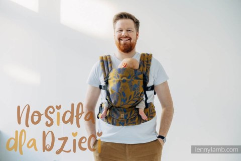 Nosidełko LennyLight z tkaniny żakardowej, rozmiar standard (45% jedwab tussah, 32% bawełna czesana, 19% wełna merino, 4% kaszmi Nosidełko LennyLight z tkaniny żakardowej, rozmiar standard (45% jedwab tussah, 32% bawełna czesana, 19% wełna merino, 4% kaszmi