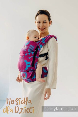 Nosidełko LennyLight z tkaniny żakardowej, rozmiar standard (56% wełna merino, 27% bawełna czesana, 17% jedwab noil) - EKSPERYME