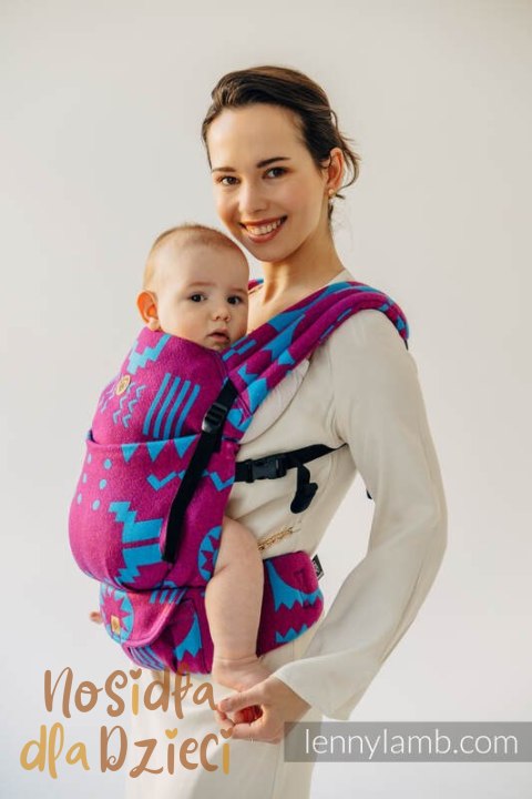Nosidełko LennyLight z tkaniny żakardowej, rozmiar standard (56% wełna merino, 27% bawełna czesana, 17% jedwab noil) - EKSPERYME Nosidełko LennyLight z tkaniny żakardowej, rozmiar standard (56% wełna merino, 27% bawełna czesana, 17% jedwab noil) - EKSPERYME