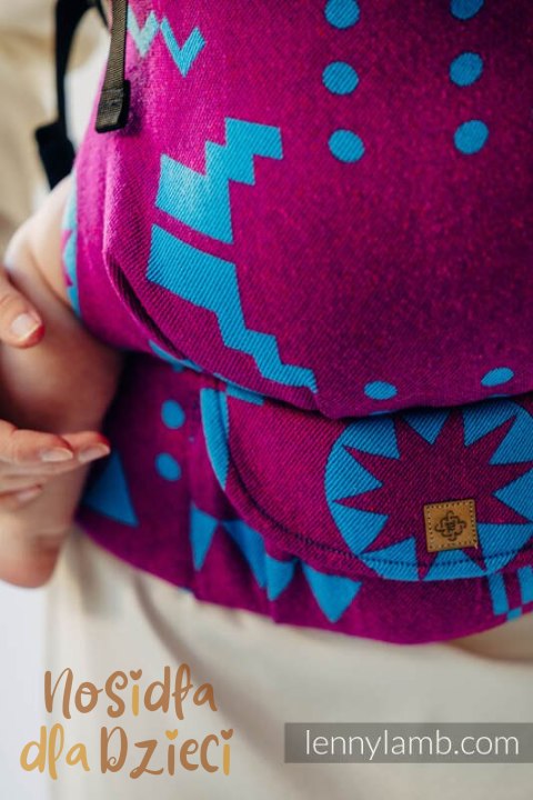 Nosidełko LennyLight z tkaniny żakardowej, rozmiar standard (56% wełna merino, 27% bawełna czesana, 17% jedwab noil) - EKSPERYME Nosidełko LennyLight z tkaniny żakardowej, rozmiar standard (56% wełna merino, 27% bawełna czesana, 17% jedwab noil) - EKSPERYME