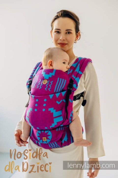 Nosidełko LennyLight z tkaniny żakardowej, rozmiar standard (56% wełna merino, 27% bawełna czesana, 17% jedwab noil) - EKSPERYME Nosidełko LennyLight z tkaniny żakardowej, rozmiar standard (56% wełna merino, 27% bawełna czesana, 17% jedwab noil) - EKSPERYME
