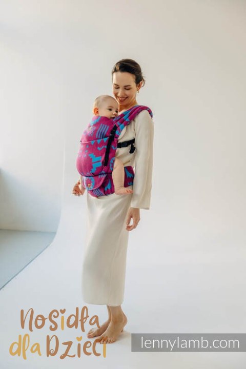 Nosidełko LennyLight z tkaniny żakardowej, rozmiar standard (56% wełna merino, 27% bawełna czesana, 17% jedwab noil) - EKSPERYME Nosidełko LennyLight z tkaniny żakardowej, rozmiar standard (56% wełna merino, 27% bawełna czesana, 17% jedwab noil) - EKSPERYME