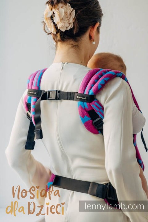 Nosidełko LennyLight z tkaniny żakardowej, rozmiar standard (56% wełna merino, 27% bawełna czesana, 17% jedwab noil) - EKSPERYME Nosidełko LennyLight z tkaniny żakardowej, rozmiar standard (56% wełna merino, 27% bawełna czesana, 17% jedwab noil) - EKSPERYME