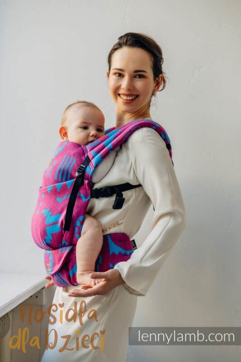 Nosidełko LennyLight z tkaniny żakardowej, rozmiar standard (56% wełna merino, 27% bawełna czesana, 17% jedwab noil) - EKSPERYME Nosidełko LennyLight z tkaniny żakardowej, rozmiar standard (56% wełna merino, 27% bawełna czesana, 17% jedwab noil) - EKSPERYME
