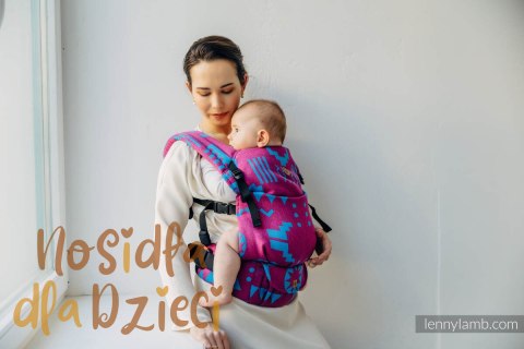 Nosidełko LennyLight z tkaniny żakardowej, rozmiar standard (56% wełna merino, 27% bawełna czesana, 17% jedwab noil) - EKSPERYME Nosidełko LennyLight z tkaniny żakardowej, rozmiar standard (56% wełna merino, 27% bawełna czesana, 17% jedwab noil) - EKSPERYME