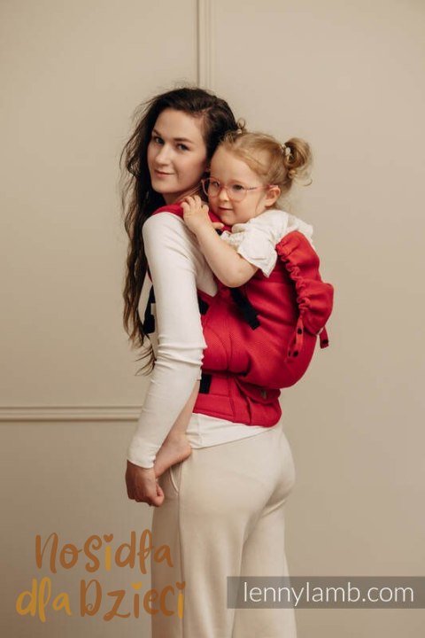 Nosidełko LennyPreschool, splot jodełkowy, 100% bawełna, rozmiar preschool - MAŁA JODEŁKA SEDONA