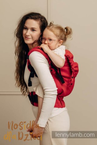 Nosidełko LennyPreschool, splot jodełkowy, 100% bawełna, rozmiar preschool - MAŁA JODEŁKA SEDONA