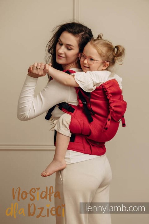 Nosidełko LennyPreschool, splot jodełkowy, 100% bawełna, rozmiar preschool - MAŁA JODEŁKA SEDONA