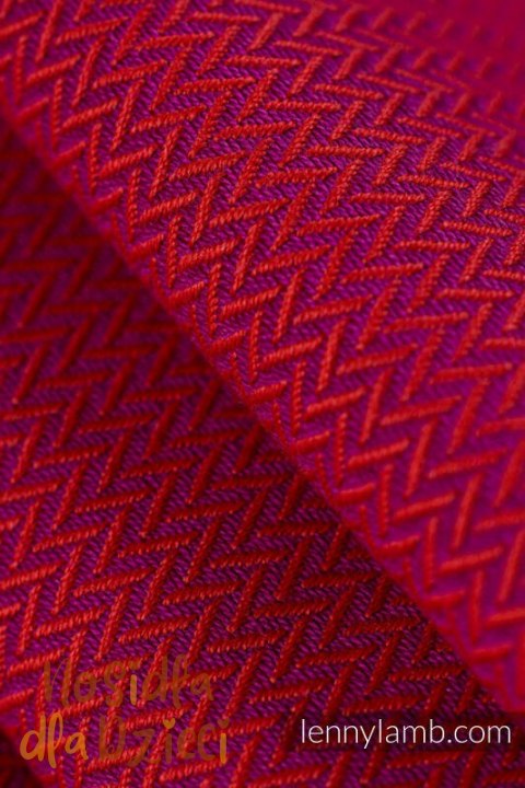 Nosidełko LennyPreschool, splot jodełkowy, 100% bawełna, rozmiar preschool - MAŁA JODEŁKA SEDONA