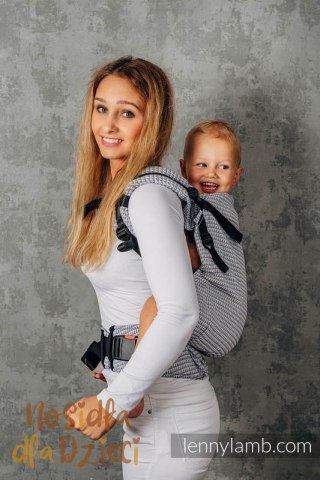 Nosidełko LennyPreschool, splot tessera,100% bawełna , rozmiar preschool - BASIC LINE SELENIT (drugi gatunek)