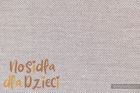 Nosidełko LennyPreschool z tkaniny skośno-krzyżowej 100% bawełna, rozmiar preschool - PEANUT BUTTER (drugi gatunek)