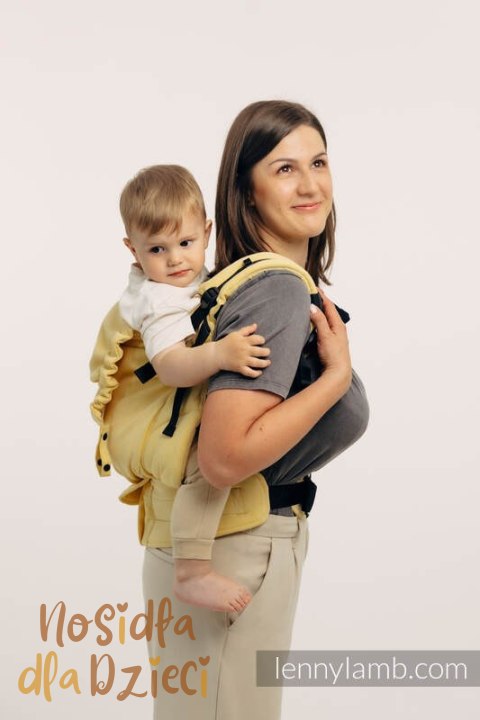 Nosidełko LennyPreschool z tkaniny skośno-krzyżowej (79% bawełna, 21% wiskoza bambusowa), rozmiar preschool - LOLLIPOP Nosidełko LennyPreschool z tkaniny skośno-krzyżowej (79% bawełna, 21% wiskoza bambusowa), rozmiar preschool - LOLLIPOP
