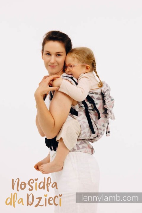 Nosidełko LennyPreschool z tkaniny żakardowej (61% bawełna, 39% wiskoza bambusowa), rozmiar preschool - EAGLE ROCKS - PEAK Nosidełko LennyPreschool z tkaniny żakardowej (61% bawełna, 39% wiskoza bambusowa), rozmiar preschool - EAGLE ROCKS - PEAK