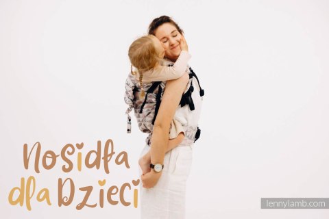 Nosidełko LennyPreschool z tkaniny żakardowej (61% bawełna, 39% wiskoza bambusowa), rozmiar preschool - EAGLE ROCKS - PEAK Nosidełko LennyPreschool z tkaniny żakardowej (61% bawełna, 39% wiskoza bambusowa), rozmiar preschool - EAGLE ROCKS - PEAK
