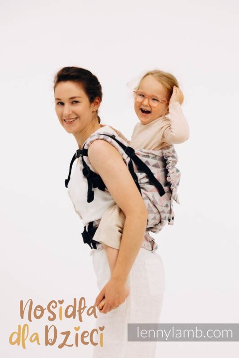 Nosidełko LennyPreschool z tkaniny żakardowej (61% bawełna, 39% wiskoza bambusowa), rozmiar preschool - EAGLE ROCKS - PEAK Nosidełko LennyPreschool z tkaniny żakardowej (61% bawełna, 39% wiskoza bambusowa), rozmiar preschool - EAGLE ROCKS - PEAK