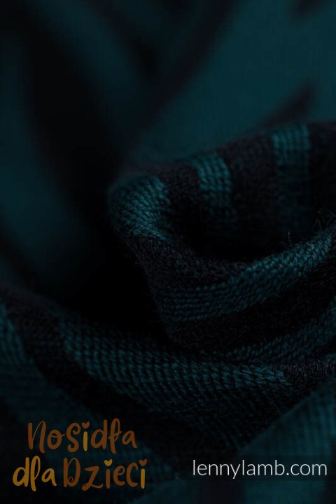 Nosidełko LennyPreschool z tkaniny żakardowej (63% bawełna, 37% wełna merino), rozmiar preschool - ZEBRA - SAVANNA (drugi gatun