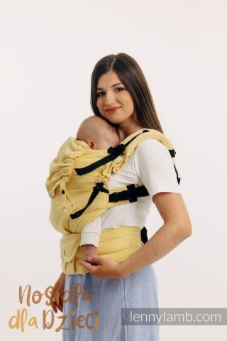 Nosidełko LennyUpGrade z tkaniny skośno-krzyżowej (79% bawełna, 21% wiskoza bambusowa), rozmiar standard - LOLLIPOP