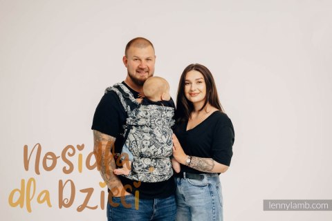 Nosidełko LennyUpGrade z tkaniny żakardowej 100% bawełna , rozmiar standard - CLOCKWORK - FIT IT Nosidełko LennyUpGrade z tkaniny żakardowej 100% bawełna , rozmiar standard - CLOCKWORK - FIT IT