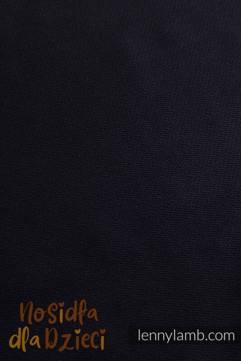 Moje Pierwsze Nosidełko LennyUpGrade PRO, splot jodełkowy, 100% bawełna , rozmiar standard - MAŁA JODEŁKA CZARNY HEBAN