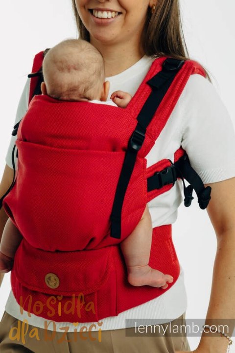 Moje Pierwsze Nosidełko LennyUpGrade PRO, splot jodełkowy, 100% bawełna , rozmiar standard - MAŁA JODEŁKA SEDONA