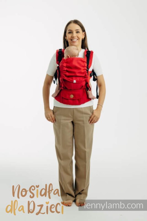 Moje Pierwsze Nosidełko LennyUpGrade PRO, splot jodełkowy, 100% bawełna , rozmiar standard - MAŁA JODEŁKA SEDONA