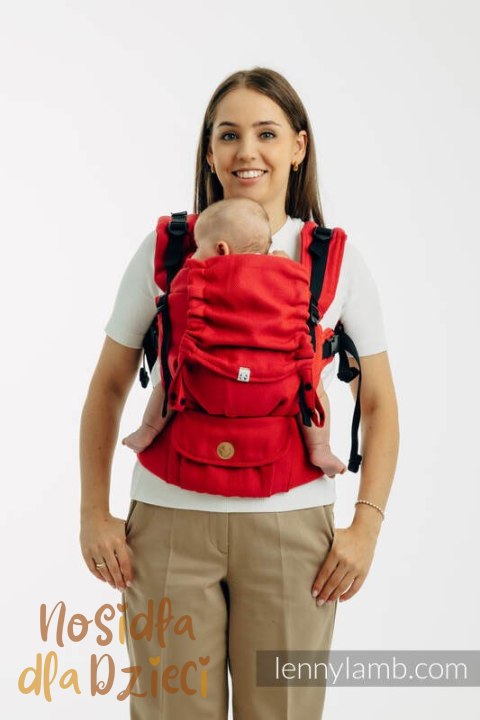 Moje Pierwsze Nosidełko LennyUpGrade PRO, splot jodełkowy, 100% bawełna , rozmiar standard - MAŁA JODEŁKA SEDONA