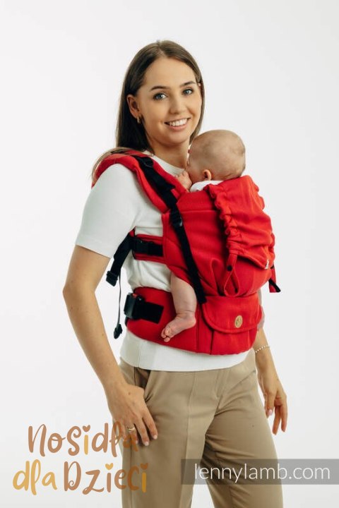 Moje Pierwsze Nosidełko LennyUpGrade PRO, splot jodełkowy, 100% bawełna , rozmiar standard - MAŁA JODEŁKA SEDONA