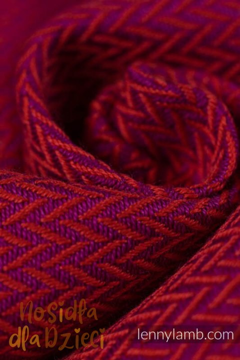 Moje Pierwsze Nosidełko LennyUpGrade PRO, splot jodełkowy, 100% bawełna , rozmiar standard - MAŁA JODEŁKA SEDONA