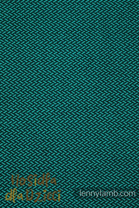 Moje Pierwsze Nosidełko LennyUpGrade PRO, splot jodełkowy, 100% bawełna , rozmiar standard - SZMARAGD