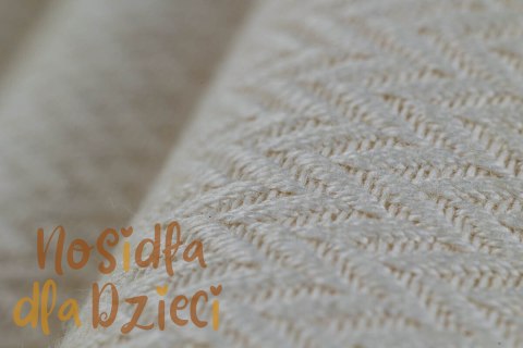 Nosidełko LennyHybrid Half Buckle, splot jodełkowy, 100% bawełna , rozmiar standard - MAŁA JODEŁKA LUCE (drugi gatunek)