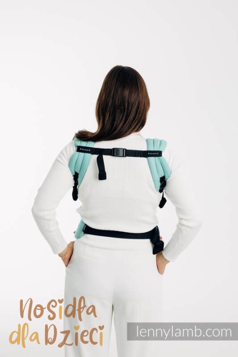 Nosidełko LennyLight z tkaniny skośno-krzyżowej, 100% bawełna , rozmiar standard - MATCHA