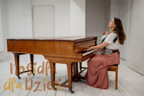 Nosidełko LennyLight z tkaniny żakardowej 100% bawełna , rozmiar standard - MELODY - POLONAISE