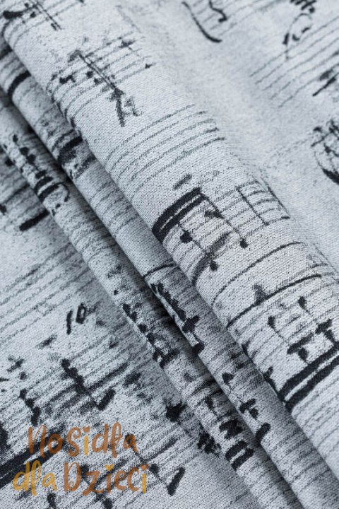 Nosidełko LennyLight z tkaniny żakardowej 100% bawełna , rozmiar standard - MELODY - POLONAISE