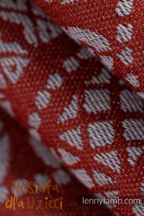 Nosidełko LennyLight z tkaniny żakardowej 100% bawełna , rozmiar standard - PAWI OGON - HOLIDAY