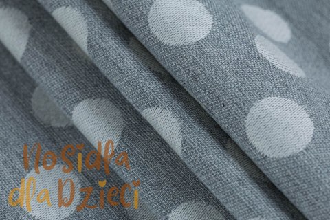 Nosidełko LennyLight z tkaniny żakardowej 100% bawełna , rozmiar standard - POLKA DOTS - PLOP (drugi gatunek)