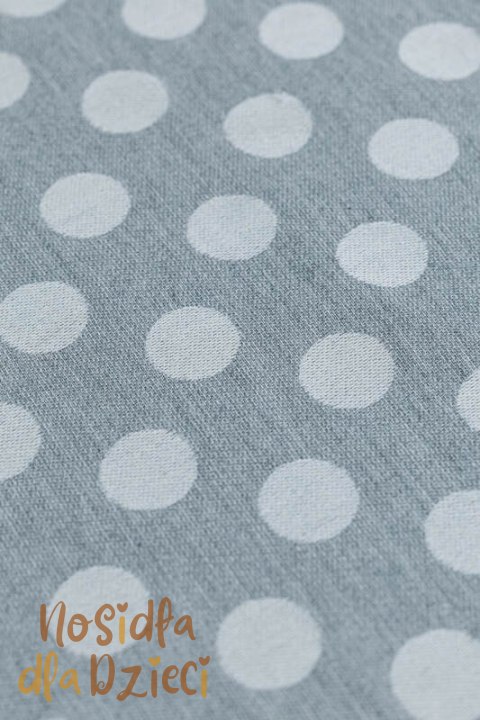 Nosidełko LennyLight z tkaniny żakardowej 100% bawełna , rozmiar standard - POLKA DOTS - PLOP (drugi gatunek)