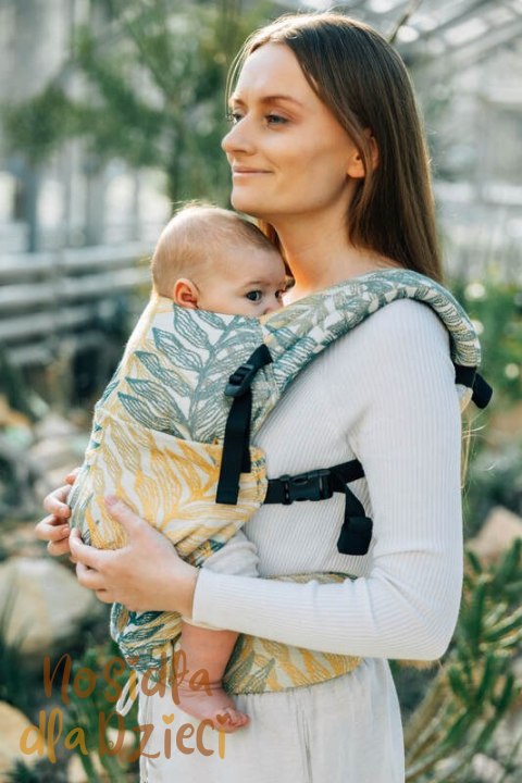 Nosidełko LennyLight z tkaniny żakardowej 100% bawełna , rozmiar standard - RAINFOREST - SELVA (drugi gatunek)