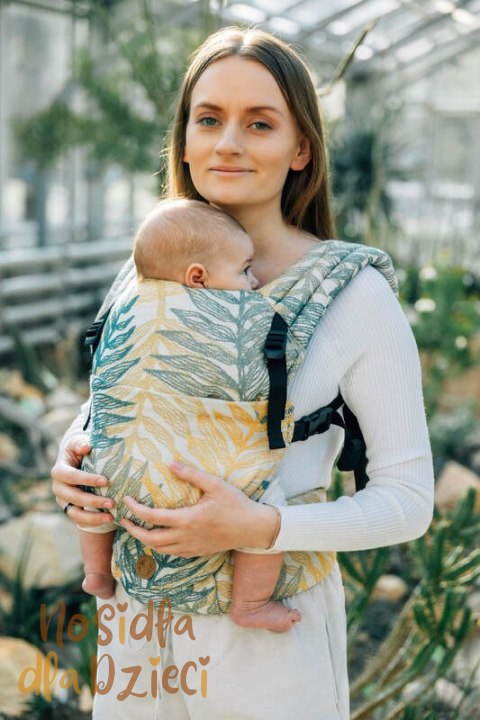 Nosidełko LennyLight z tkaniny żakardowej 100% bawełna , rozmiar standard - RAINFOREST - SELVA (drugi gatunek)