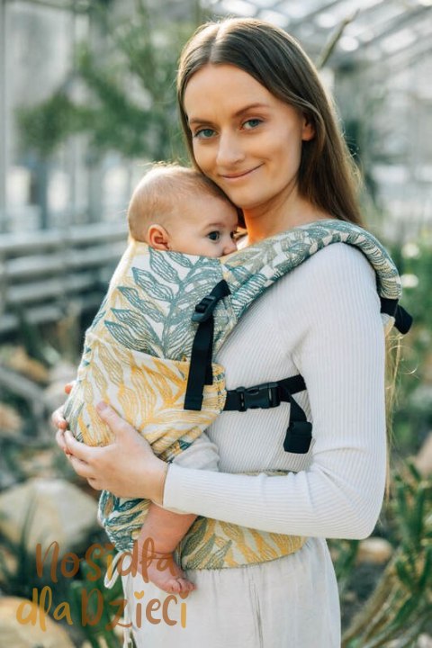 Nosidełko LennyLight z tkaniny żakardowej 100% bawełna , rozmiar standard - RAINFOREST - SELVA (drugi gatunek)