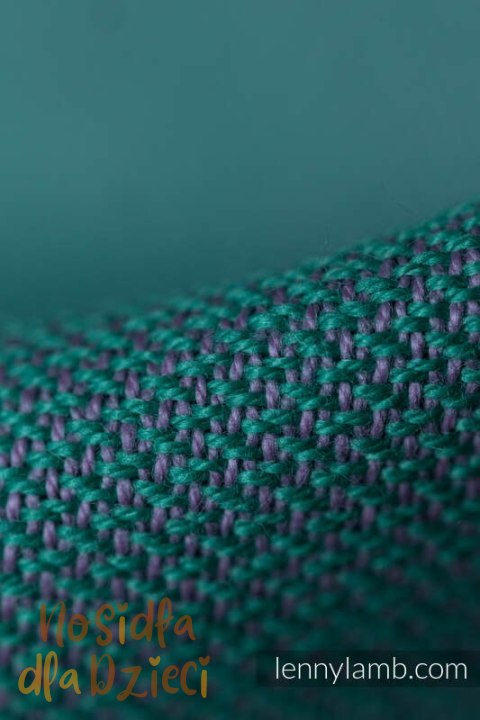 Nosidełko LennyPreschool z tkaniny skośno-krzyżowej 100% bawełna, rozmiar preschool - MATCHA