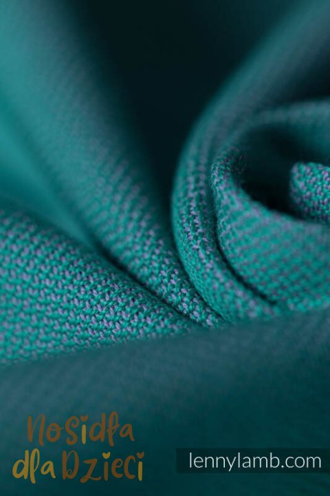 Nosidełko LennyPreschool z tkaniny skośno-krzyżowej 100% bawełna, rozmiar preschool - MATCHA