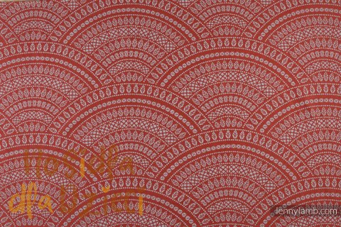 Nosidełko LennyPreschool z tkaniny żakardowej 100% bawełna, rozmiar preschool - PAWI OGON - HOLIDAY